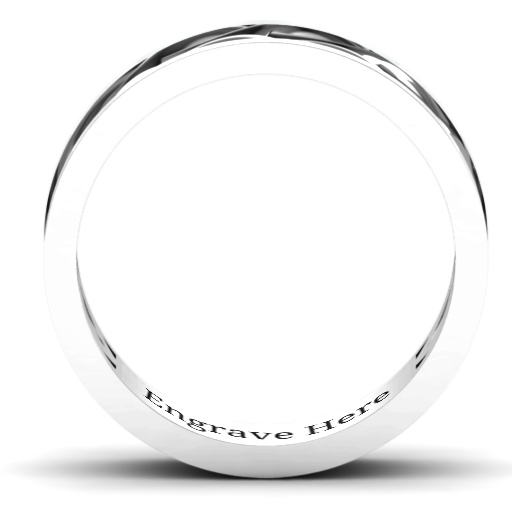 Yaffie ™ Custom Made Personalised Diadem Infinity Ring for Women
