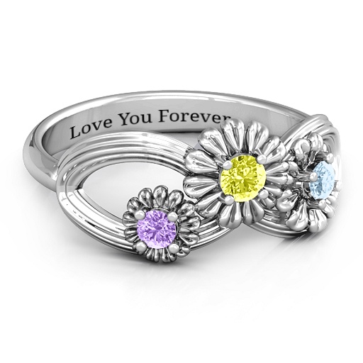 Yaffie ™ Custom Made Personalised Endless Infinity Spring Ring