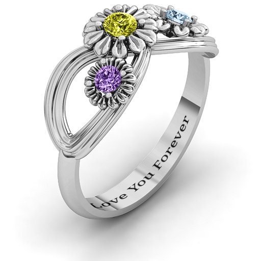 Yaffie ™ Custom Made Personalised Endless Infinity Spring Ring