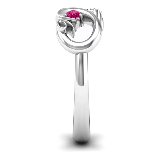 Yaffie ™ Custom-Made Sweet 16 Birthstone Infinity Ring with