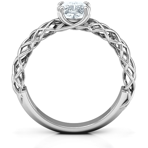 Yaffie ™ Custom Made Personalised Tangled in Love Ring